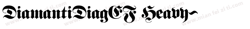 DiamantiDiagEF Heavy字体转换